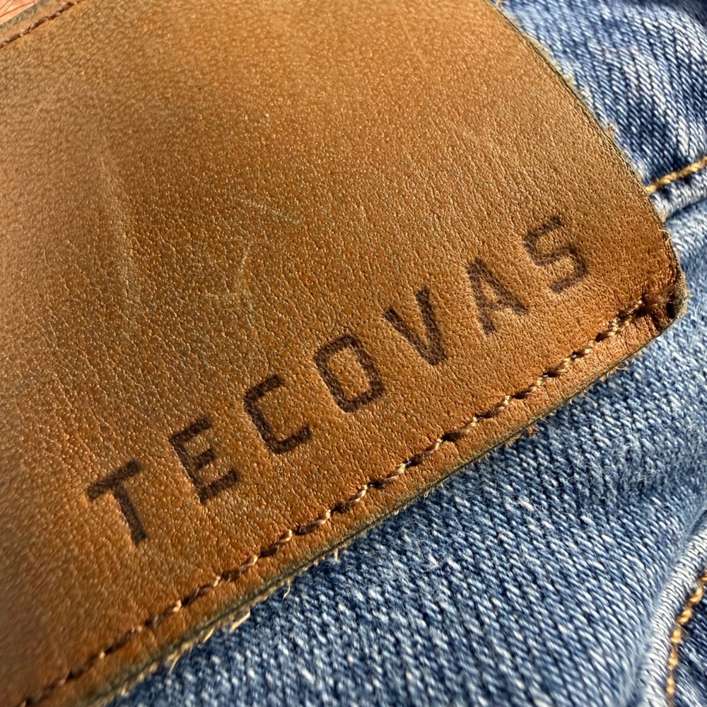 Tecovas Mens Slim Fit Medium Wash Blue Denim Jeans 34x34 Austin Texas - Picture 7 of 7